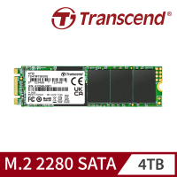 【Transcend 創見】MTS830S 4TB M.2 2280 SATA Ⅲ SSD固態硬碟(TS4TMTS830S)
