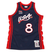 【NBA】M&amp;N Authentic球員版復古球衣 96 Dream Team #8 Scottie Pippen 藍(AJY4SB19062-USANAVY96SPI)