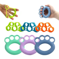 2023 Hot Sale Colorful Finger Strengthener Silicone Power Hand Grip