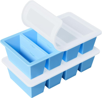 Silicone freezer tray for sauce cube: gmail.com silicone freezing tray for broth soup storage-freeze