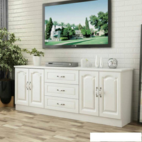 實木電視櫃簡約小戶型白色儲物櫃組合地櫃高款臥室電視櫃現代簡約