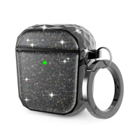 【AHAStyle】AirPods 1代2代通用 璀璨星光 絢麗奢華款(TPU防摔硬殼保護套)