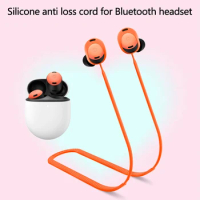 Silicone Anti-Lost Holder Cable Soft Waterproof Bluetooth-compatible Headphone Neck Strap Comfortable for Google Pixel Buds Pro