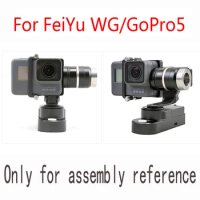 FeiyuTech 44.7mm Adapter Mount for Feiyu G4/WG Gimbal Replace Hanging Board Plate for GoPro5 Xiaomi Yi Sports Camera