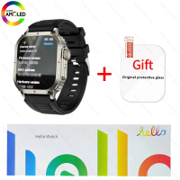 นาฬิกาอัจฉริยะ Hello Watch 3 Plus สำหรับผู้ชาย นาฬิกาอัจฉริยะอย่างเป็นทางการ สาย TRA 49 มม. AMOLED 4