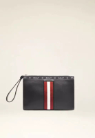 BALLY Bally Haig Clutch Black Red