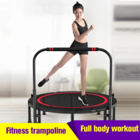 300KG Bearing Trampolines Foldable Trampoline For Kids Adult Gymnastic Portable Trampolines Indoor Exercise cama elastica