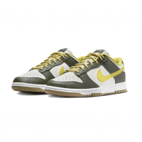 【NIKE 耐吉】Nike Dunk Low 黃綠 硫磺柔軟 皮革 運動鞋 休閒鞋 男鞋 FV3629-371
