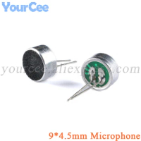 10pcs Microphone 9045 MIC Condenser Electret Microphone 9*4.5mm Pickup 9x4.5mm MP3 Accessories