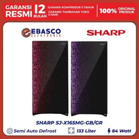 Kulkas 1 Pintu SHARP SJX 165 MG / SJX165MG Kapasitas 160 Liter