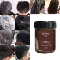 300ML Fast Dye White Grey Hair Removal Dye Coloring Black Hair Shampoo Polygonum Multiflorum Plant Hair Dye Black Shampoo