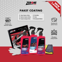 PAKET PEMBERSIH MOBIL ZERONE INSTANT COATING MOBIL GLASS SUPER CLEANER