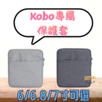 Kobo專屬防摔 防摔收納二合一 書本式保護包 保護套 電子書保護套 適用Kobo libra colour 7英寸 電紙書 收納包 防塵 電子書保護套 加絨[店長推薦]