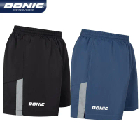 Seluar Pendek Pingpong, Donic 93251, Untuk Lelaki dan Wanita, Seluar Pendek Sukan, Cepat Kering, Sel