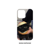 [COD] เคสโทรศัพท์มือถือ iPhone Black Cat Burger ใหม่ เคสโทรศัพท์มือถือบางเฉียบขั้นสูง รุ่นโทรศัพท์มื