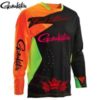 2024 Men Gamakatsu Clothing Ultrathin Long Sleeve Sunscreen Anti-uv Breathable Jersey Summer Fishing Shirt Size XS-5XL Jacket