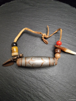 Bead Dzi Besi Langit 1 Mata Blessed Tua Tibet 43mm E3278A