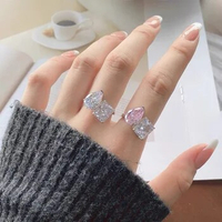 Custom Design 14K White Gold Lab Growth Radiant Cut Pear Moissanite VVS1 D Diamond Women Engagement Wedding Ring Fine Jewelry