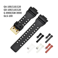 Silicone Watch Band for Casio G-Shock GA-100/110/120/150/200/300 400 700 GD-100/110/120 G-8900 GLS-100 Sport Strap Bracelet