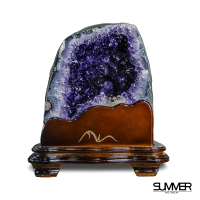【SUMMER 寶石】巴西5A+聚財納氣紫晶洞9.5kg(C030)