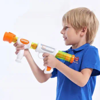 New Arrival Air-Powered Toy Gun Manual Soft Bullet Gun Children's Shooting Game Toy EVA Foam Ball Gun
