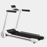 Treadmill Smart Home Foldable Bluetooth Fitness Equipment Double Roller Treadmill Electric Drive Force Three-speed Adjustment XB