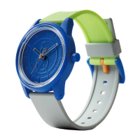 【Q&amp;Q】008 太陽能手錶-霧藍綠/40mm(星辰 太陽能 光動能手錶)