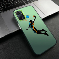 เคสโทรศัพท์สำหรับ Infinix SMART6 PLUS Air Jordan กึ่งโปร่งใส บางเฉียบ ฝ้า
