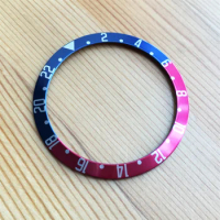 blue&amp;red black&amp;red coke watch bezel for TUDOR Black Bay GMT M79830 watch