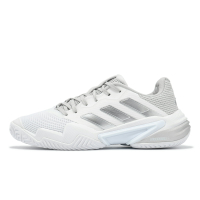 adidas 網球鞋 Barricade 13 W 女鞋 白 灰 支撐 穩定 抗扭 愛迪達 IF0407