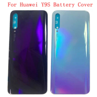 Original Battery Cover Back Panel Rear Door Housing Case For Huawei Y9S Battery Cover with Logo Replacement Parts