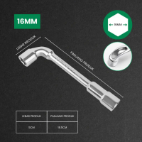 Toko komisi diskon tinggi FEIBAO Kunci Sock L 16mm CR-V Baja Kuat Double Shock Key Allen Wrench Serb