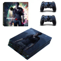 Uncharted 4 A Thief's End PS4 Pro Skin Sticker For Sony PlayStation 4 Console and Controllers PS4 Pro Skin Stickers Decal Vinyl