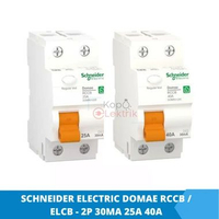 Schneider Domae RCCB / ELCB - 2P 30mA 25A 40A 40A
