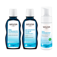 德國原廠版 Weleda  溫和淨膚卸洗乳100ml/清新2合1卸妝液100ML /溫和潔面泡沫150ML【心心哈德】現貨 全館499超取免運｜全場下殺★滿額再享折扣