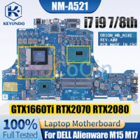 ORION_MB_N18E For DELL Alienware M15 Notebook Mainboard i7 i9 7/8th Gen GTX1660Ti RTX2070 RTX2080 Laptop Motherboard Full Tested