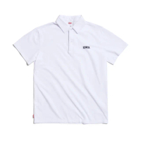 【EDWIN】男裝 經典小刺繡短袖POLO衫(白色)