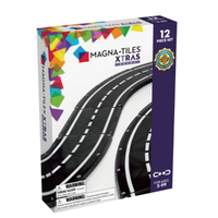 Magna-Tiles 磁力積木-魔幻磁力奔馳系列-魔幻道路12片
