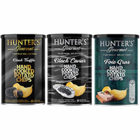 Hunter's Gourmet 亨特 手工洋芋片(150g) 黑松露味／魚子醬味／鵝肝味 款式可選【小三美日】 DS016400
