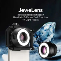 APEXEL Lensa Kamera HP Smartphone Microscope 120X LED UV Light 110mAh - APL-MS120 Hitam