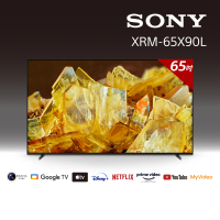 SONY 索尼 BRAVIA 65型 4K HDR Full Array LED Google TV顯示器(XRM-65X90L)