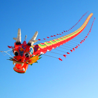 จัดส่งฟรี chinses มังกรว่าวออกแบบตกแต่งว่าวบินแบบดั้งเดิมว่าวโรงงาน Weifang กระดาษว่าวรีลเปิดตัวบอลลูน
