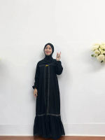 KHAILEENA.ID - Fateena Khanza kids Gamis Anak & Dewasa Terbaru Modern Baju Muslim panjang syari Dres