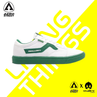 Aerostreet x Swallow Hijau - Sepatu Sneakers Casual Pria Wanita Aero