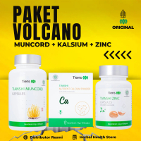 Tiens Paket Volcano Muncord, Kalsium, Zinc & Vitaline Suplemen Kesehatan Untuk Stamina Pria dan Wan
