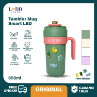 Botol Minum Tumbler Kopi Aesthetic Smart LED Stainless Steel SUS 316 Vacuum Insulated 650ml Tumbler 