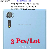 3Pcs For Sony Xperia XZ XZS XA1 X Performance XA Z2 Z3 Z4 Z5 Premium Ultra Clear Soft Fiber Tempered Glass Back Camera Lens Film