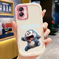 Casing Hp untuk OPPO A57 2022 A77 2022 A57s A57e A77s Case Casing Menakuti gemuk biru Pola Shell pon