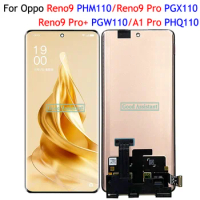 AMOLED Black 6.7 Inch For Oppo Reno9 Reno 9 Pro 9 Pro+ Plus A1 Pro LCD Display Screen Touch Digitizer Panel Assembly