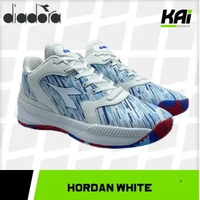 Sepatu Bola Basket Diadora Hordan - White - Basketball Shoes 40